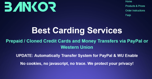 Prepaid Card | Cloned Credit Cards and Money Transfers via PayPal or
Western Union Prepaid Card | Cloned Credit Cards and Money Transfers via PayPal or Western Union